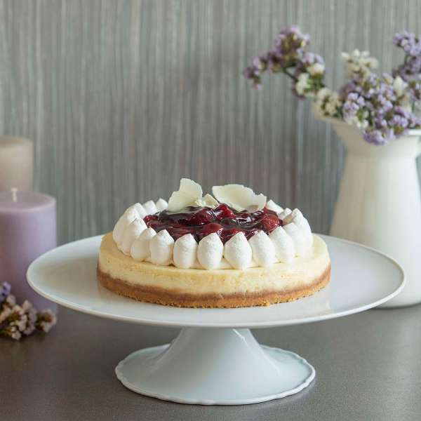 Baked Cherry Cheese Cake Eggless 750gms