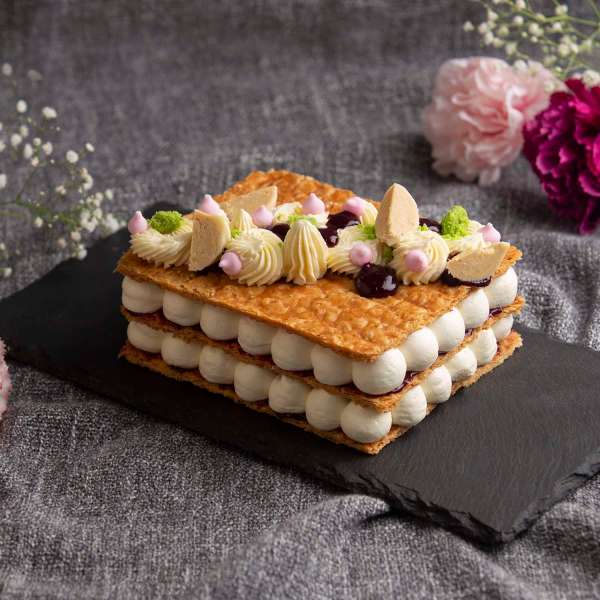 Mille Feuille Cake eggless 500gms