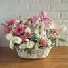 Subtle Arrangements Of Flowers, White Roses, Gerberas, Carnations