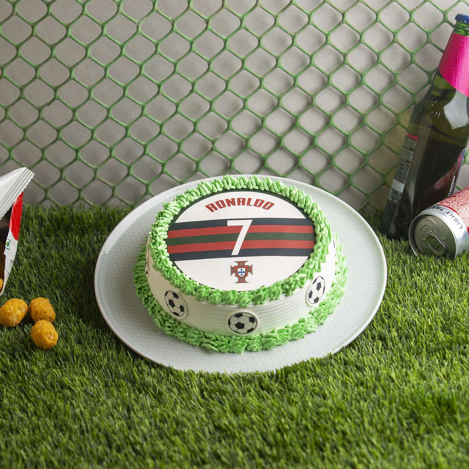 CR7 Themed Cake 2 Pound - Your Koseli Celebrations