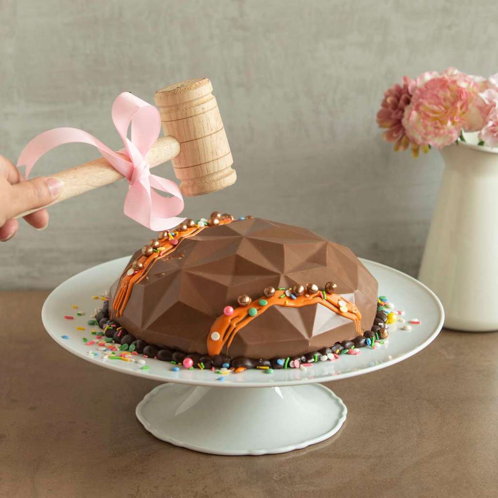 Milk Chocolate Dome with Almond Hazelnut Hammer Cake 750gms