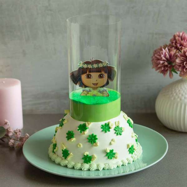 Dora In Green Dress Pull Me up Cake 1kg