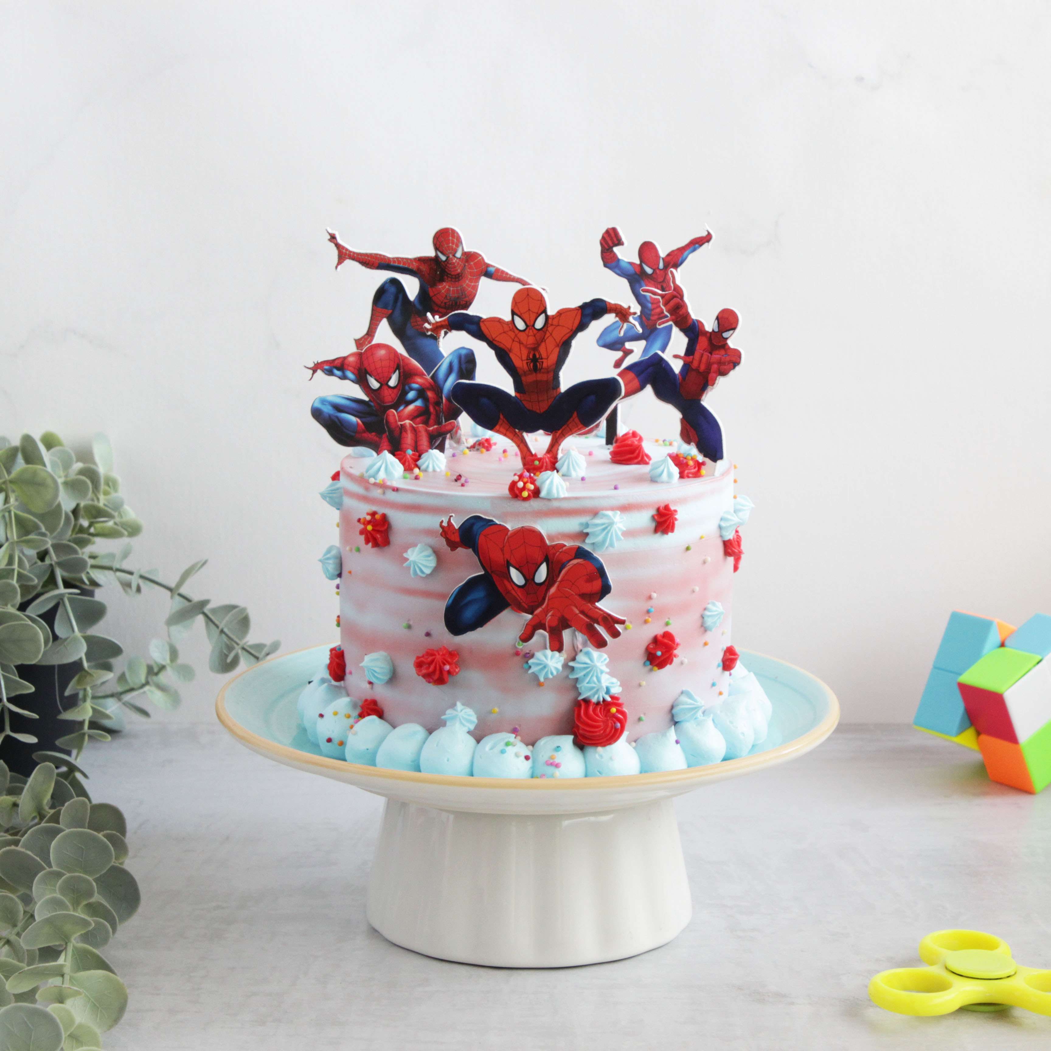 Spiderman Theme Cake - Cakesify | Order birthday cakes online from the best  home bakers.