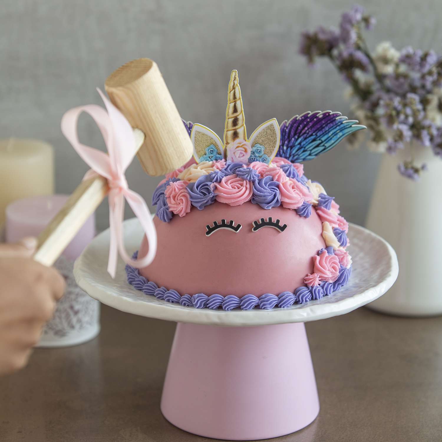 custom cupcakes | Hammer mini cake design with coordinating … | Flickr